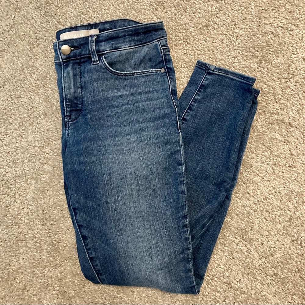 Athleta Skulptek Skinny Jeans - 8 Petite EUC
